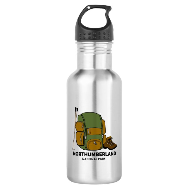 Northumberland National Park Backpack 532 Ml Water Bottle (Front)