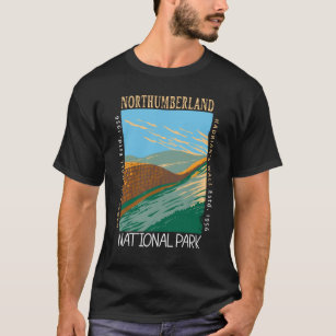 Northumberland National Park England Distressed T-Shirt