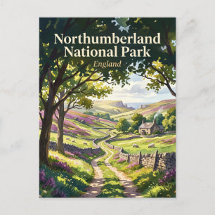 Northumberland National Park England Postcard