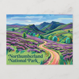 Northumberland National Park England Postcard