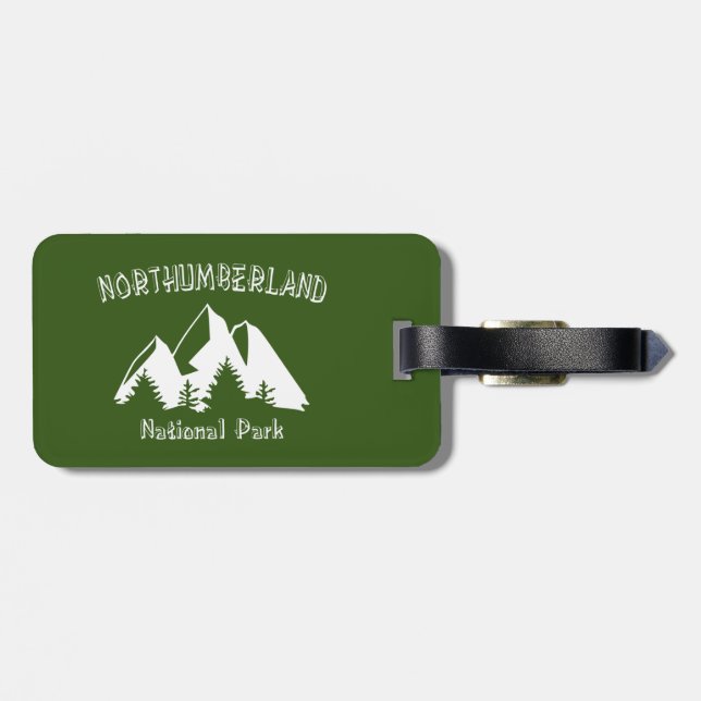 Northumberland National Park Luggage Tag (Back Horizontal)