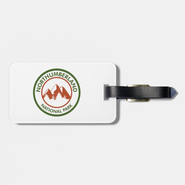 Northumberland National Park Luggage Tag (Back Horizontal)