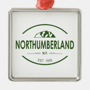 Northumberland National Park Metal Tree Decoration