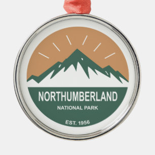 Northumberland National Park Metal Tree Decoration