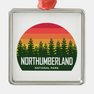 Northumberland National Park Metal Tree Decoration