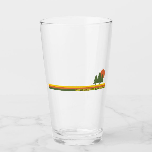Northumberland National Park Pine Trees Sun Glass (Front)