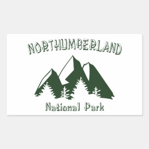 Northumberland National Park Rectangular Sticker