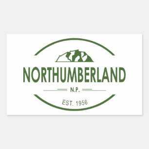 Northumberland National Park Rectangular Sticker