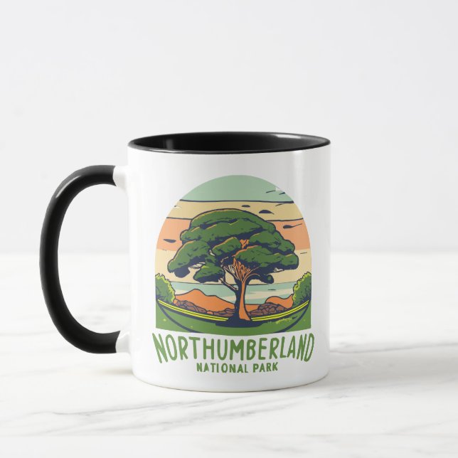 Northumberland National Park Sycamore Gap Tree Eng Mug (Left)