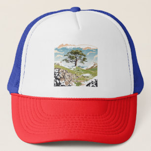 Northumberland National Park Sycamore Gap Tree Trucker Hat