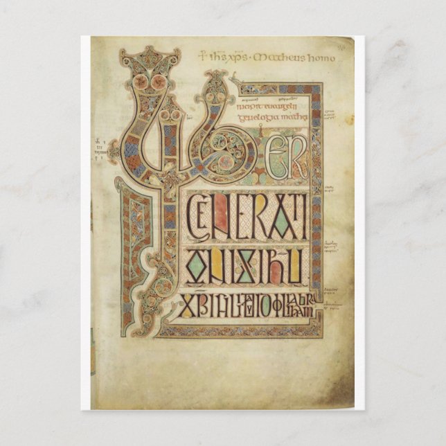 NORTHUMBRIA ANGLO SAXON POSTCARD (Front)