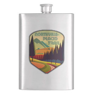 Northville-Placid Trail Colours Hip Flask