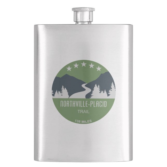 Northville-Placid Trail Hip Flask (Front)