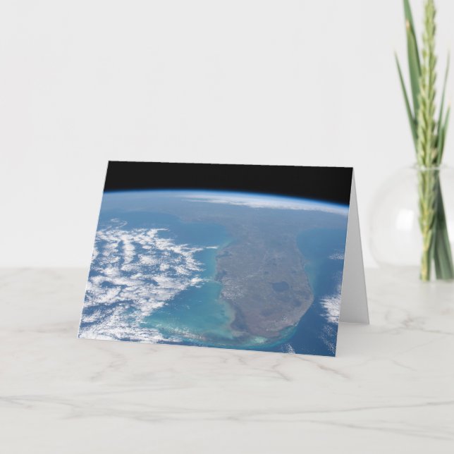 Northward The Florida Peninsula. Card (Front)