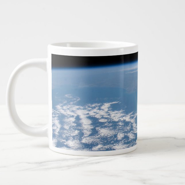 Northward The Florida Peninsula. Large Coffee Mug (Left)