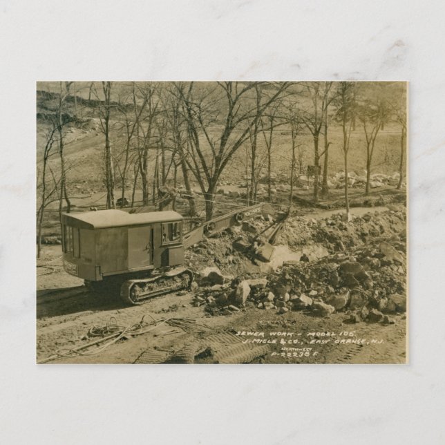 Northwest Crane and Shovel OPERATING ENGINEER 14 Postcard (Front)