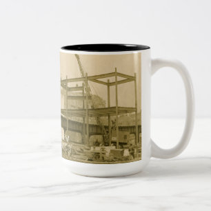 Northwest Crane and Shovel OPERATING ENGINEER Two-Tone Coffee Mug