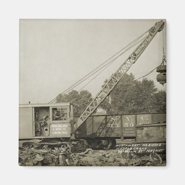 Northwest CRANE OPERATOR CABLE SHOVEL OPERATOR 17 Magnet (Front)