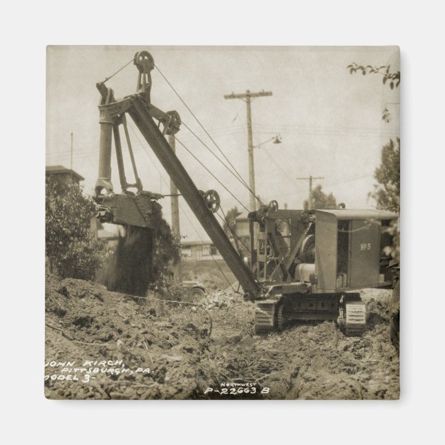 Northwest CRANE OPERATOR CABLE SHOVEL OPERATOR 23 Magnet (Front)