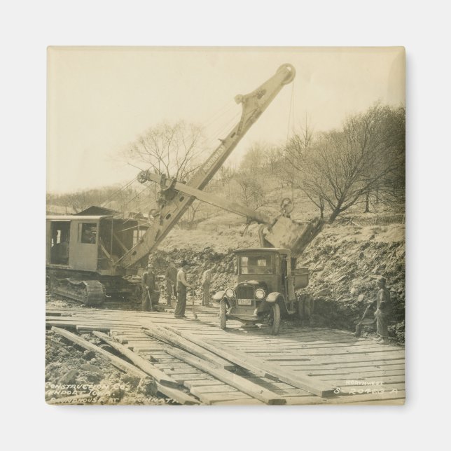 Northwest CRANE OPERATOR CABLE SHOVEL OPERATOR 33 Magnet (Front)