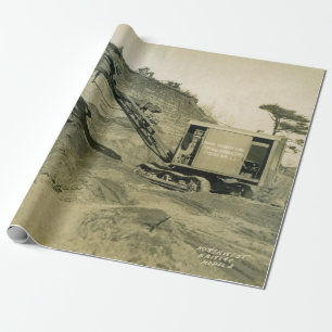 Northwest Engineering CRANE OPERATOR SHOVEL 19 Wrapping Paper