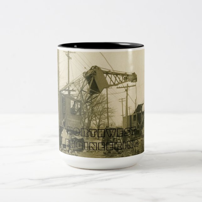 NORTHWEST ENGINEERING CRANE SHOVEL MUG EARLY (Center)