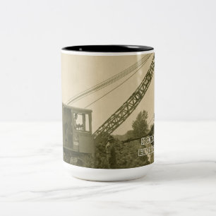 NORTHWEST ENGINEERING CRANE SHOVEL MUG EARLY