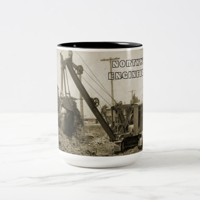 NORTHWEST ENGINEERING CRANE SHOVEL MUG EARLY (Center)