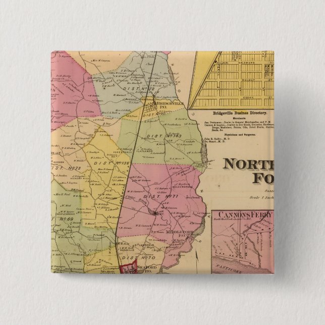 Northwest Fork 15 Cm Square Badge (Front)