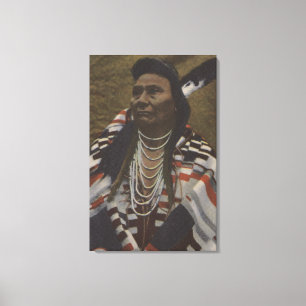 Northwest Indians - Chief Joseph of the Nez Canvas Print