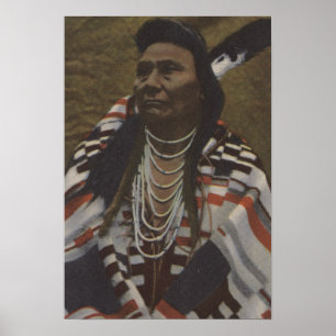 Northwest Indians - Chief Joseph of the Nez Poster