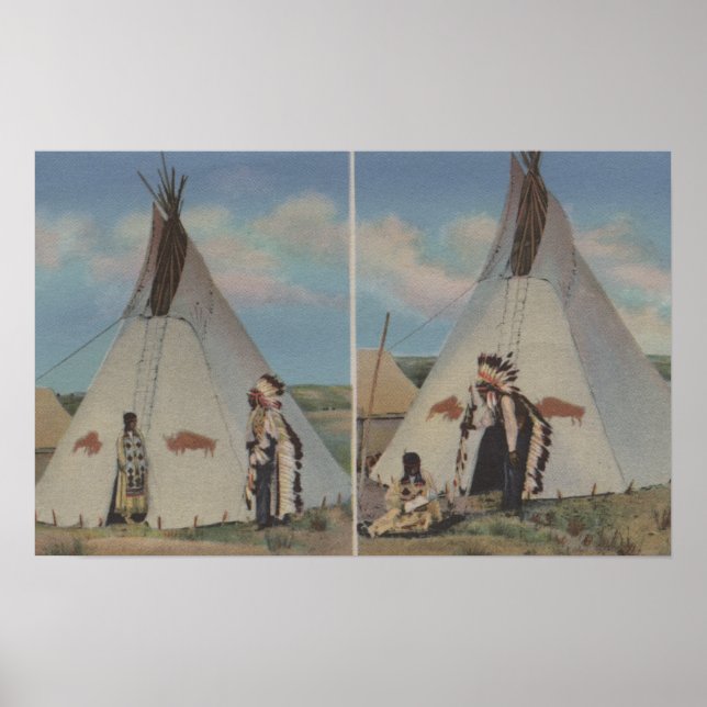 Northwest Indians - Chief's Love Call and Happy Poster (Front)