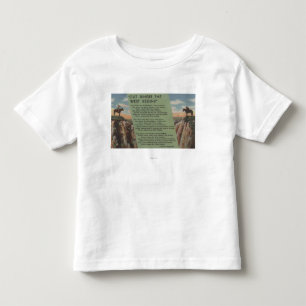 Northwest Indians "Out Where the West Begins" Toddler T-Shirt
