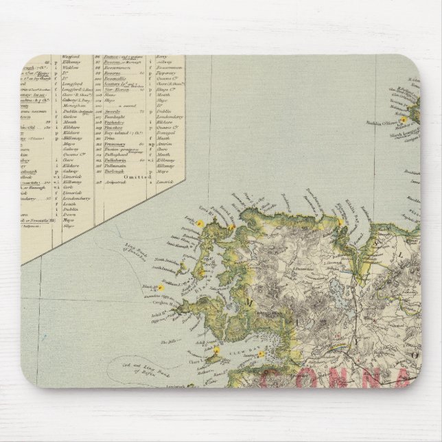 Northwest Ireland Mouse Mat (Front)