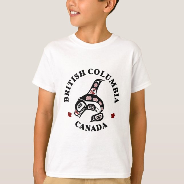 Northwest Pacific coast Haida art Killer whale T-Shirt (Front)