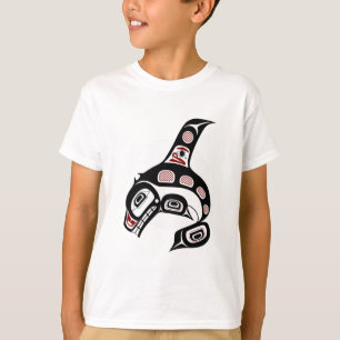 Northwest Pacific coast Haida art Killer whale T-Shirt