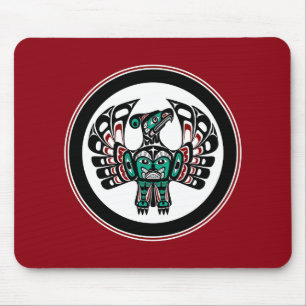 Northwest Pacific coast Haida art Thunderbird Mouse Mat