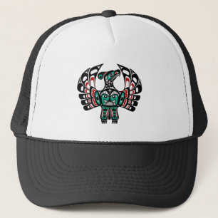 Northwest Pacific coast Haida art Thunderbird Trucker Hat