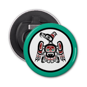 Northwest Pacific Coast Haida Kaigani Thunderbird Bottle Opener