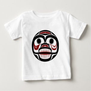 Northwest Pacific coast Haida Weeping skull Baby T-Shirt