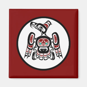 Northwest Pacific coast Kaigani Thunderbird Magnet