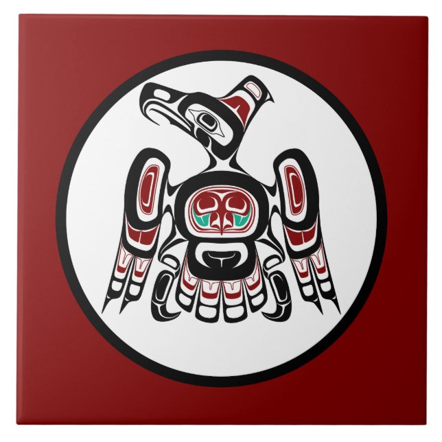 Northwest Pacific coast Kaigani Thunderbird Tile (Front)