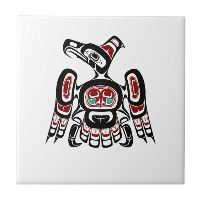 Northwest Pacific coast Kaigani Thunderbird Tile (Front)