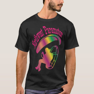 Northwest Paramotor Pink Rainbow T-Shirt