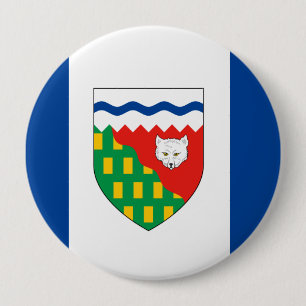 NORTHWEST TERRITORIES 10 CM ROUND BADGE