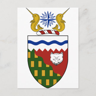 Northwest Territories (Canada) Coat of Arms Postcard
