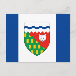 NORTHWEST TERRITORIES FLAG POSTCARD