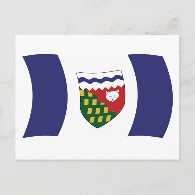 Northwest Territories Flag Postcard (Front)