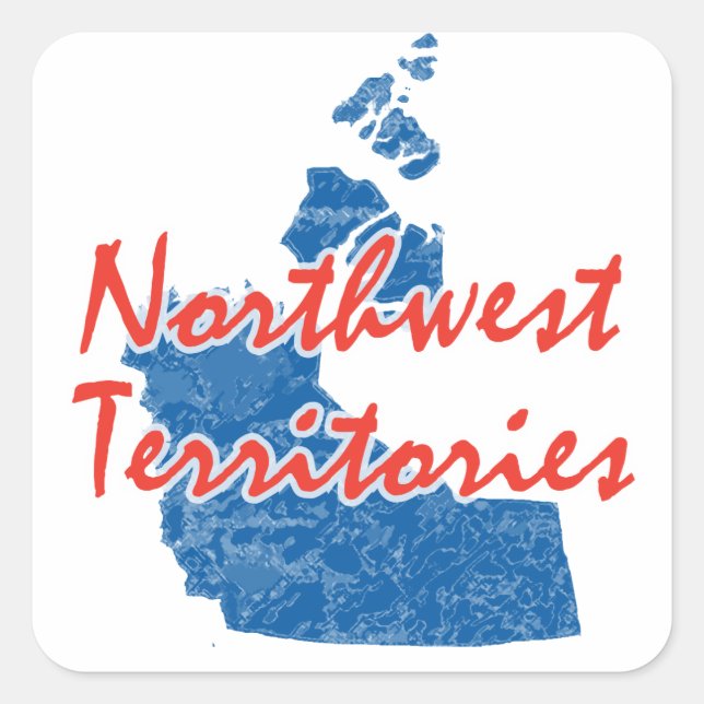 Northwest Territories Square Sticker (Front)