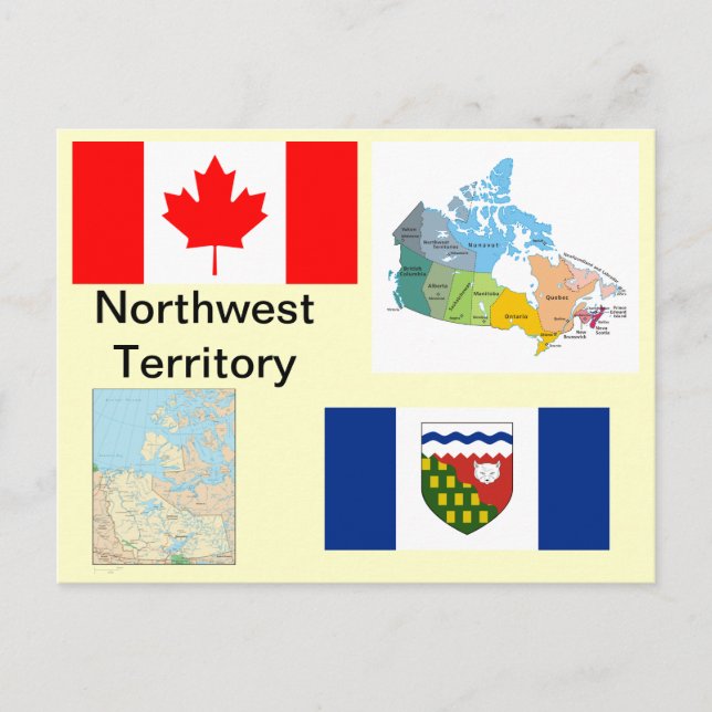 Northwest Territory Canada Postcard (Front)